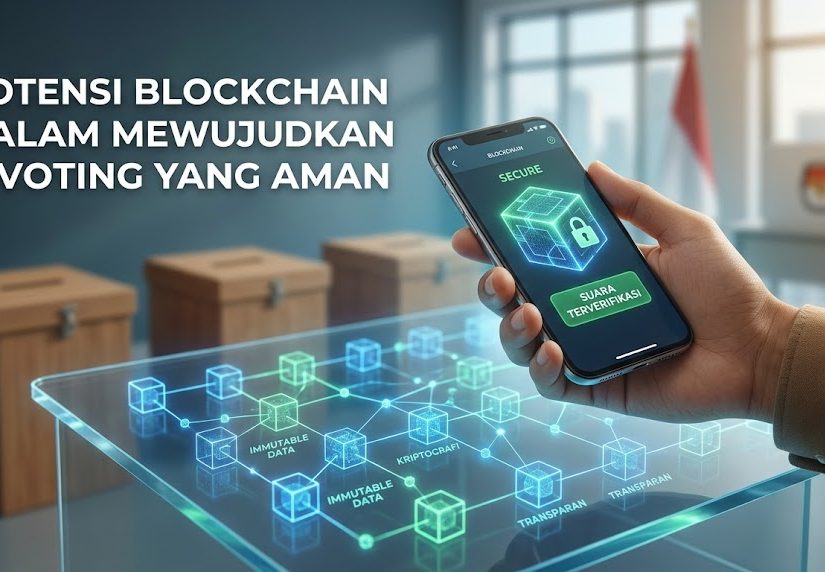 Potensi blockchain dalam mewujudkan e-voting yang aman