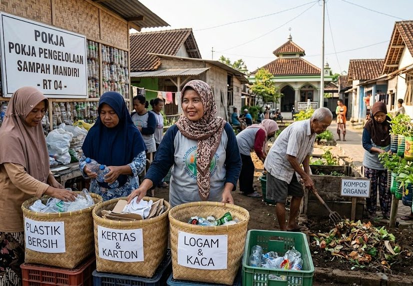 peran komunitas akar rumput dalam pengelolaan sampah mandiri